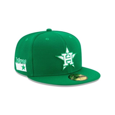 Houston Astros Gorra | New Era MLB St Patricks Day 59fifty Fitted Cap Mexico - Verdes